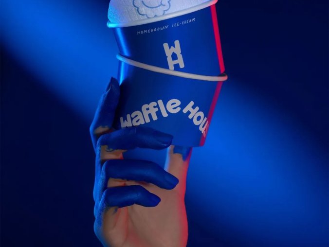 Waffle House餐饮品牌设计
