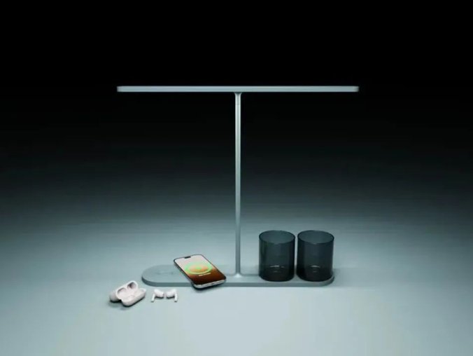 可无线充电的多功能台灯